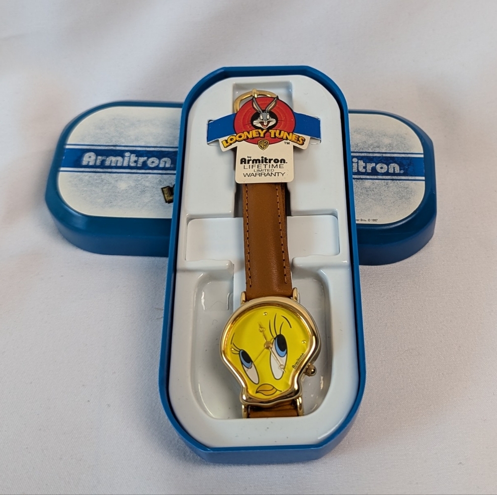 Looney Tunes Tweety Watch with Brown Strap